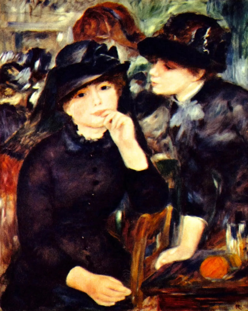 Kaksi tyttöä mustissa - Pierre-Auguste Renoir