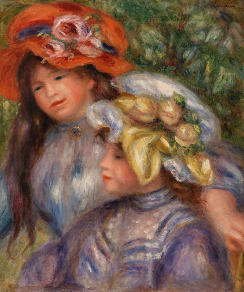 Kaksi tyttöä - Pierre-Auguste Renoir