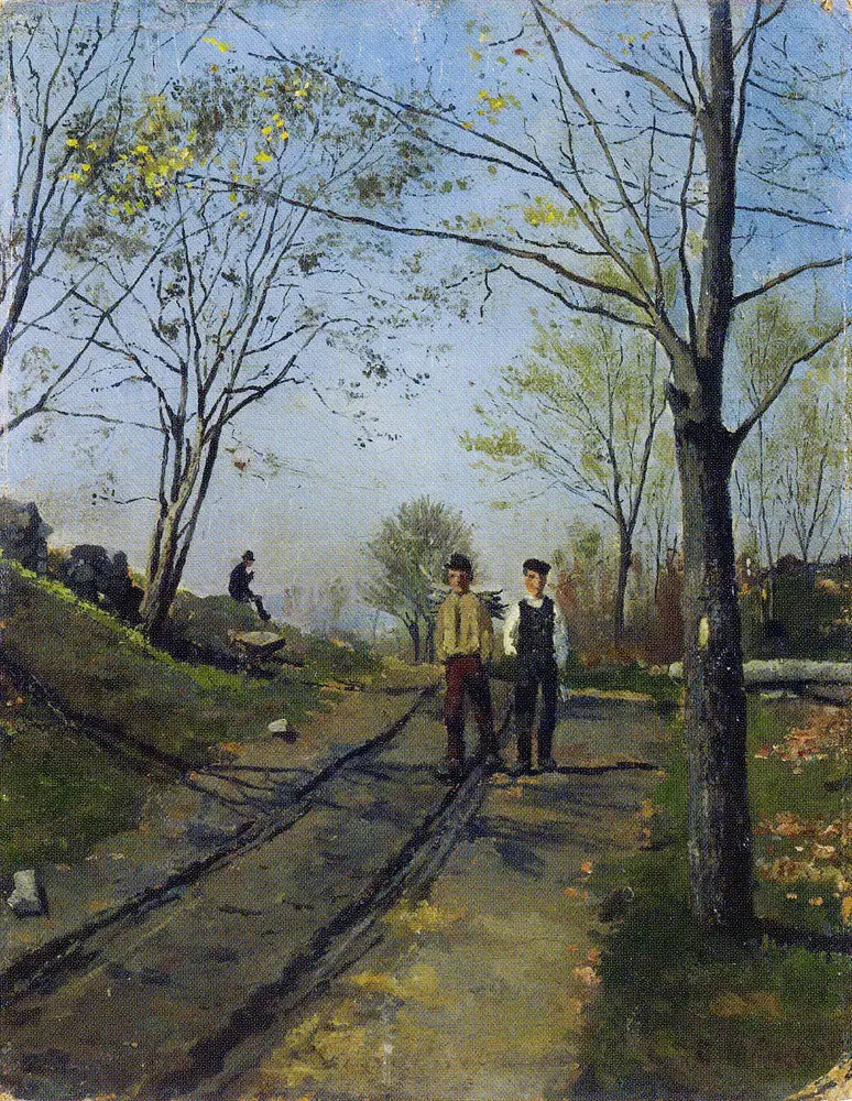 Kaksi poikaa maantiellä - Edvard Munch