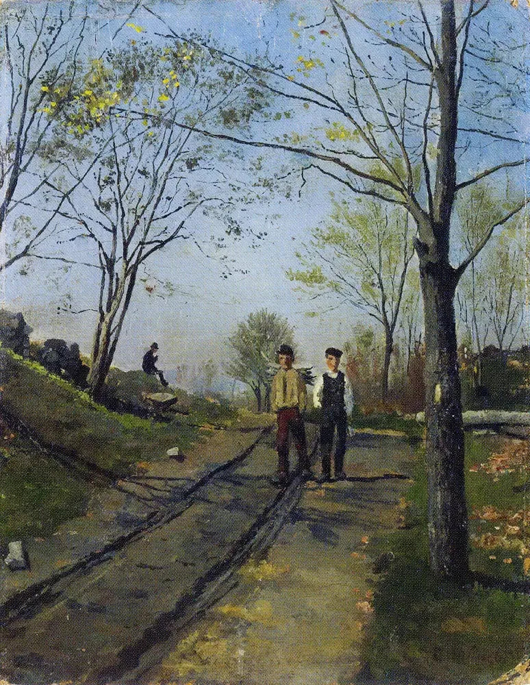 Kaksi poikaa maantiellä - Edvard Munch