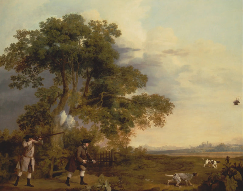 Kaksi herrasmiestä vetämässä - George Stubbs