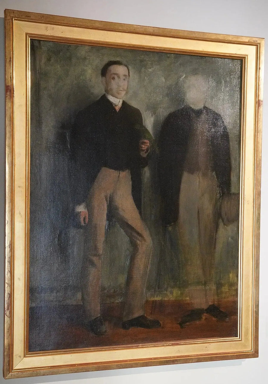 Kaksi miestä jalkaisin - Edgar Degas