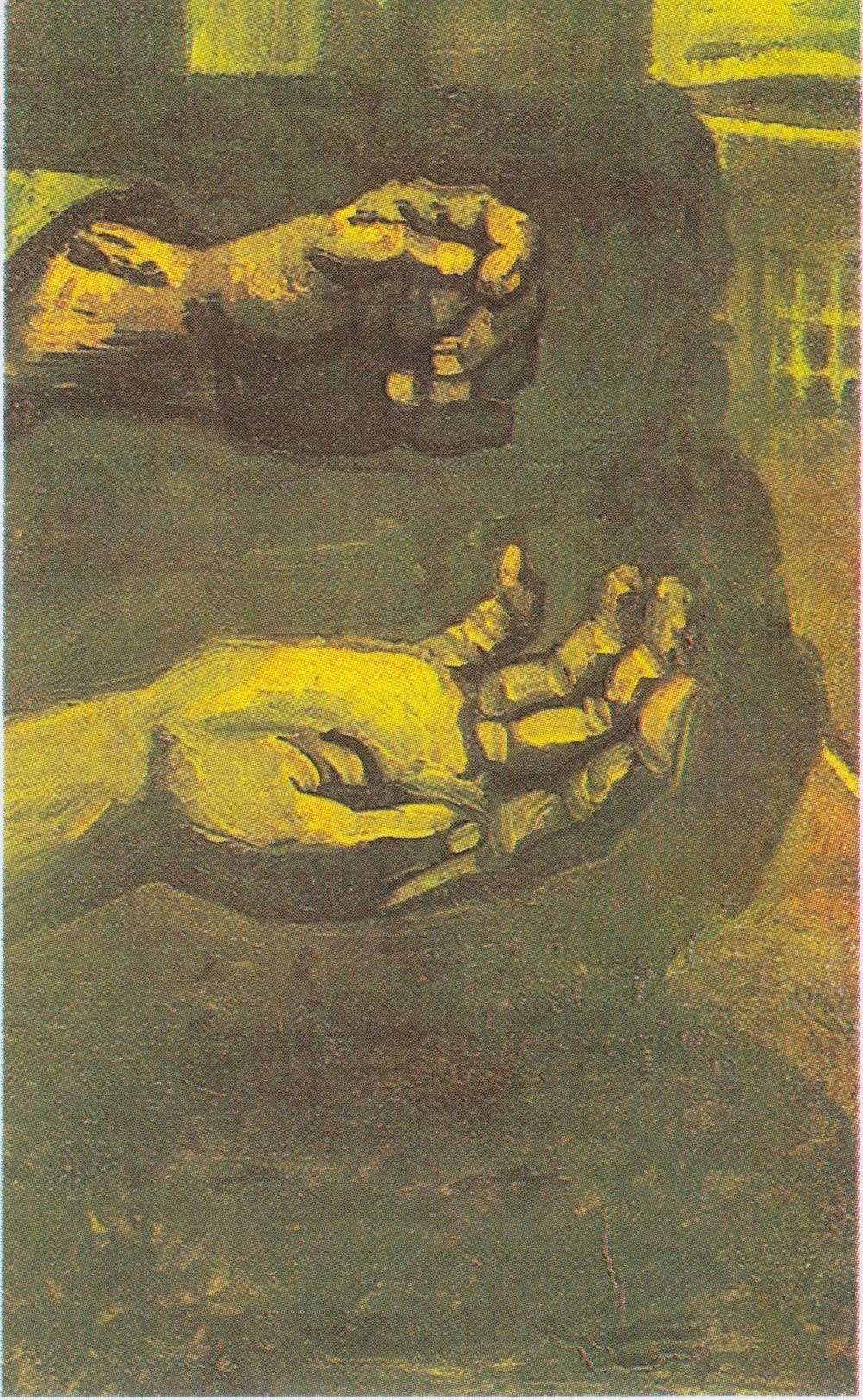 Reproduction du tableau « Deux mains - Vincent van Gogh » par Alpha Reproduction en peinture à l’huile