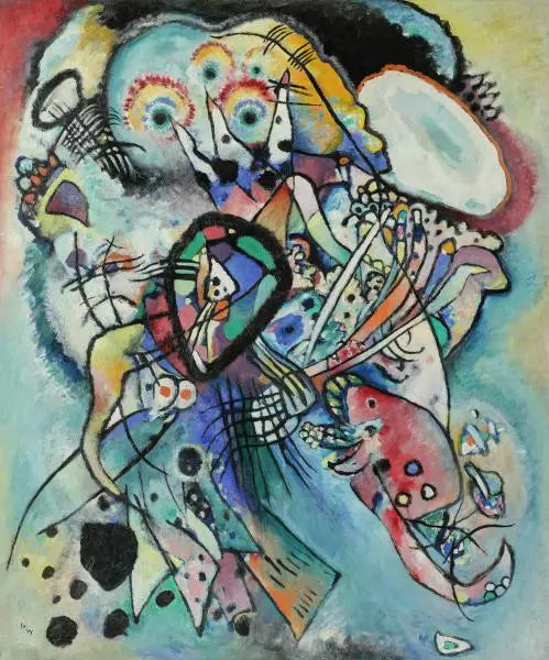 Kaksi ovaalia - Vassily Kandinsky