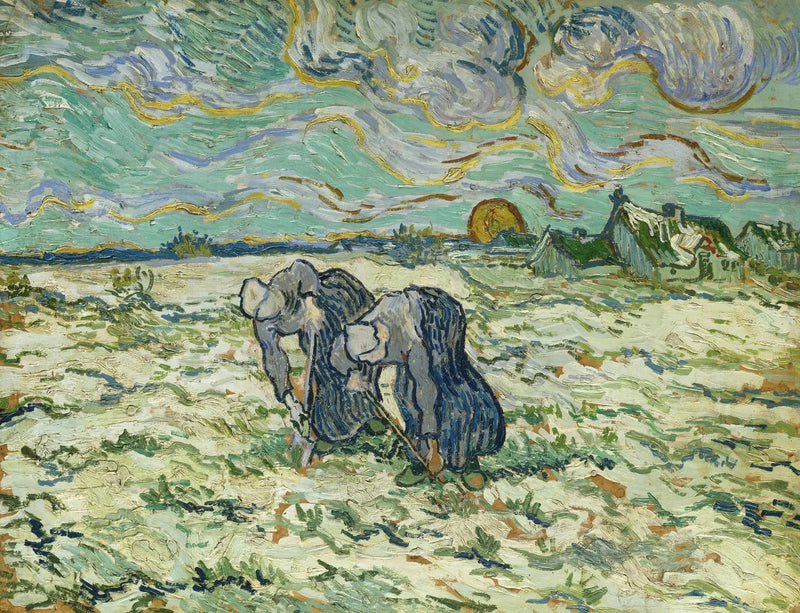 Kaksi maalaistyttöä - Vincent van Gogh
