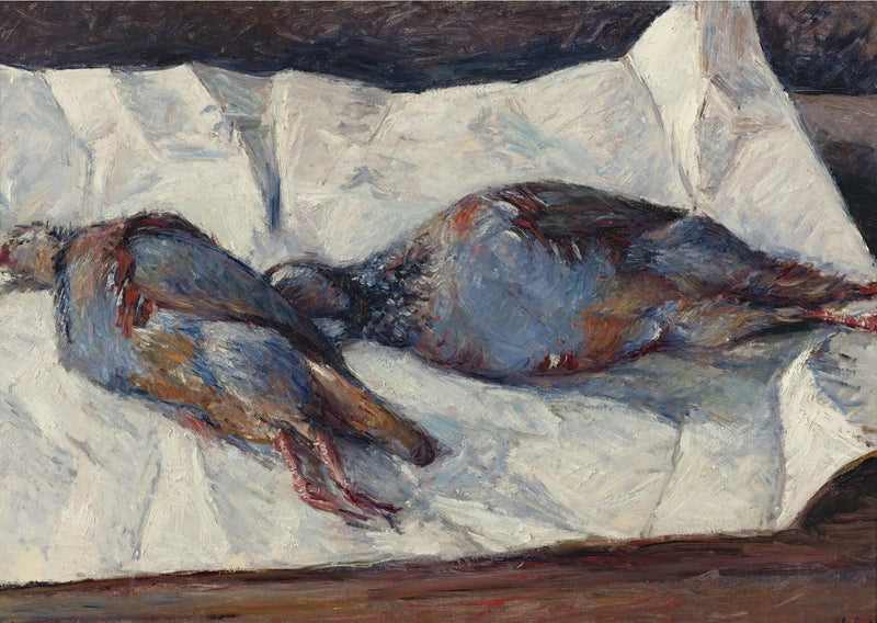 Kaksi peltopyytä - Gustave Caillebotte