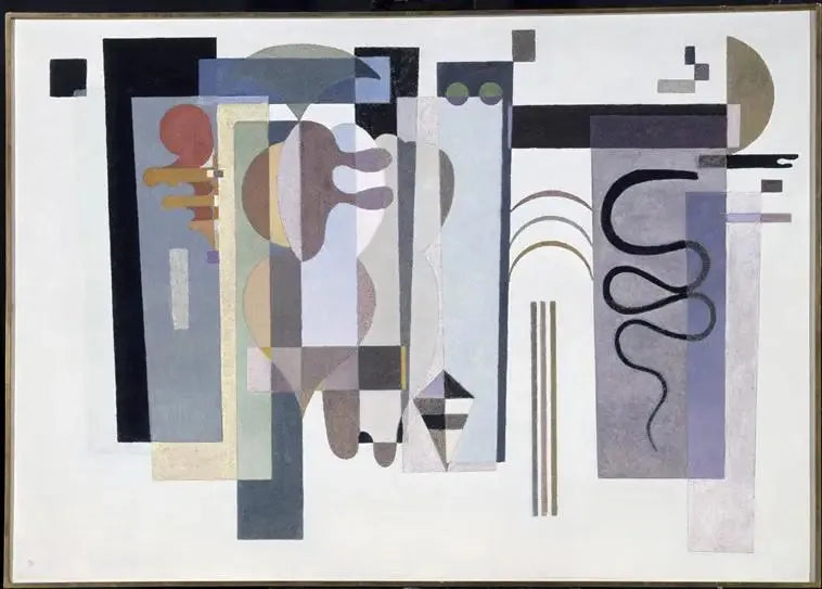Kaksi vihreää pistettä - Vassily Kandinsky