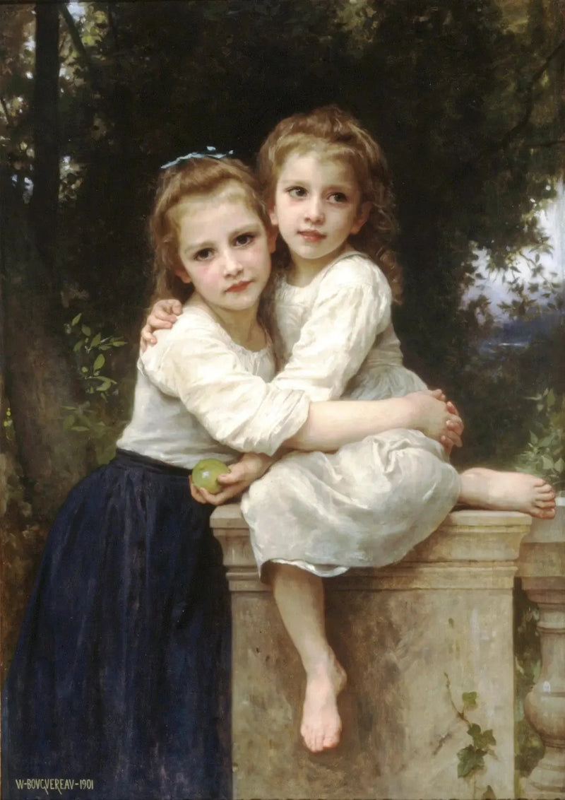 Kaksi sisarta - Bouguereau