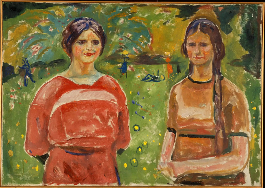 Kaksi sisarta - Edvard Munch