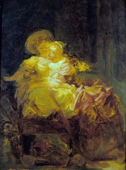 Kaksi sisarta - Jean-Honoré Fragonard