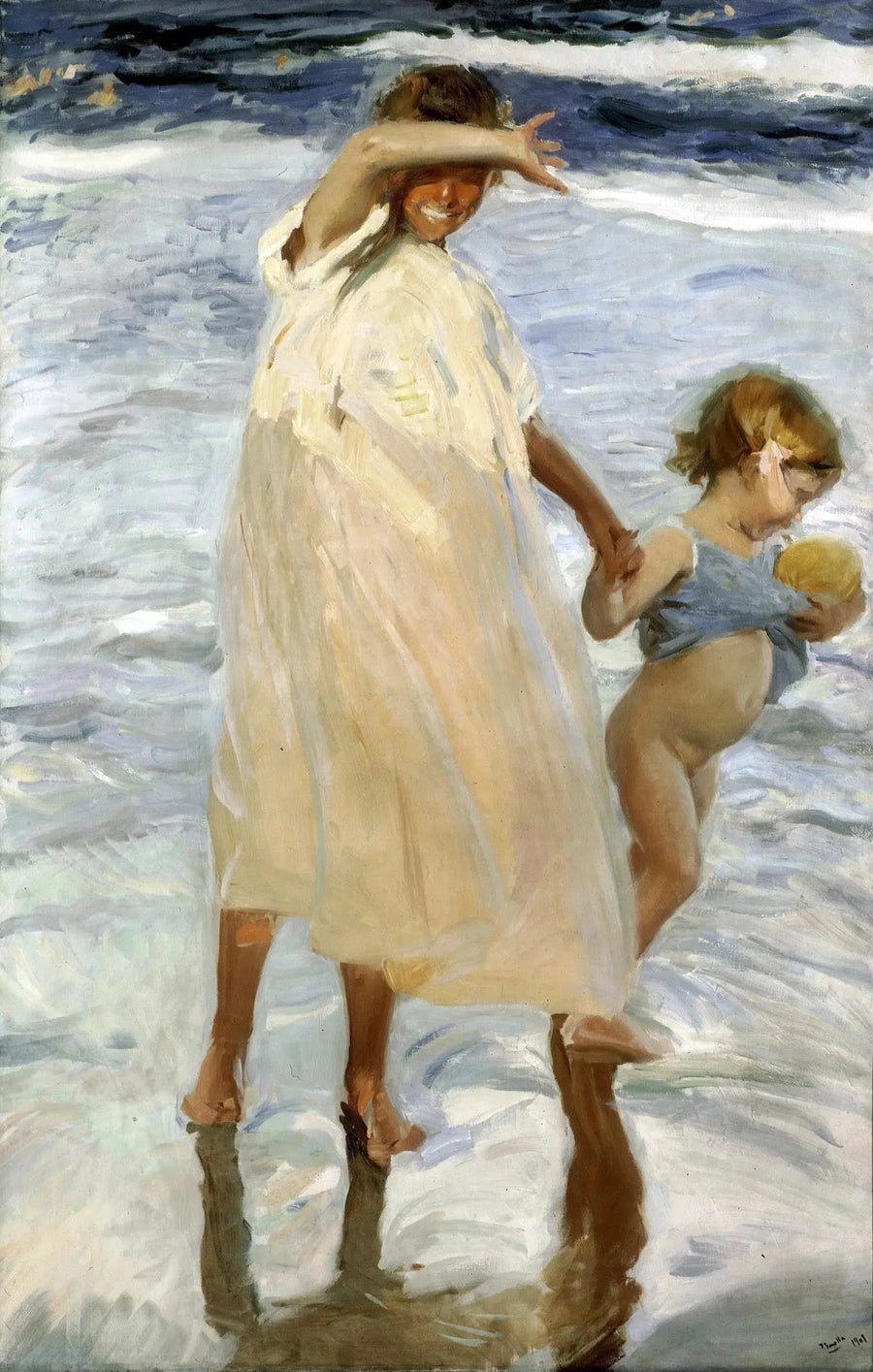 Kaksi sisarta, Valencia - Joaquín Sorolla