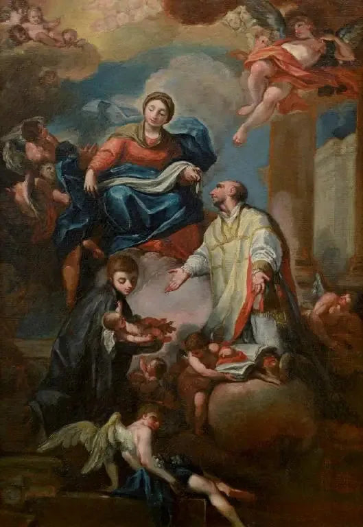Kaksi pyhimystä ylistyksessä - Giovanni Battista Tiepolo