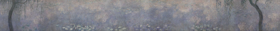 Nymfit: Kaksi pajua - Claude Monet