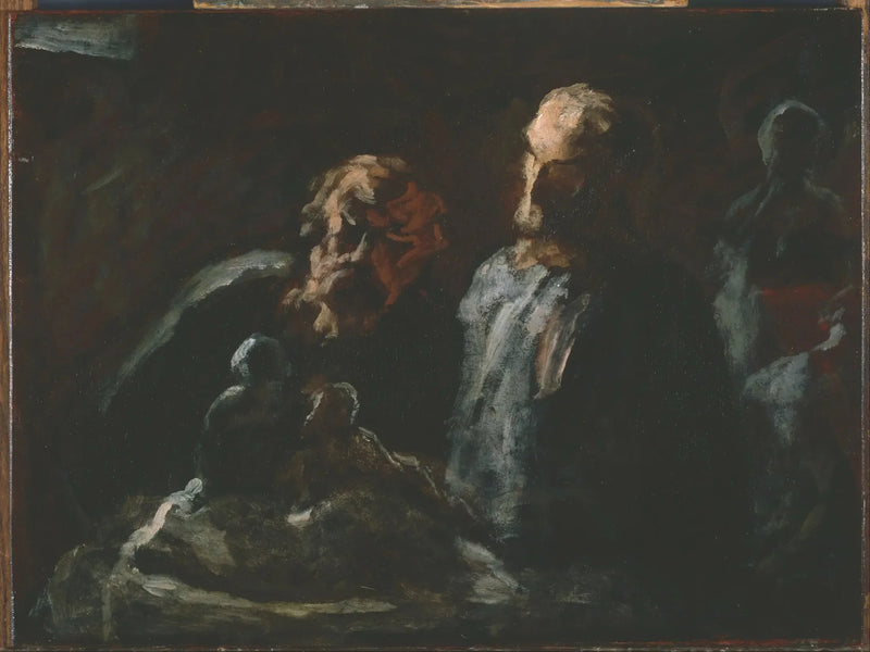 Kaksi veistäjää - Honoré Daumier