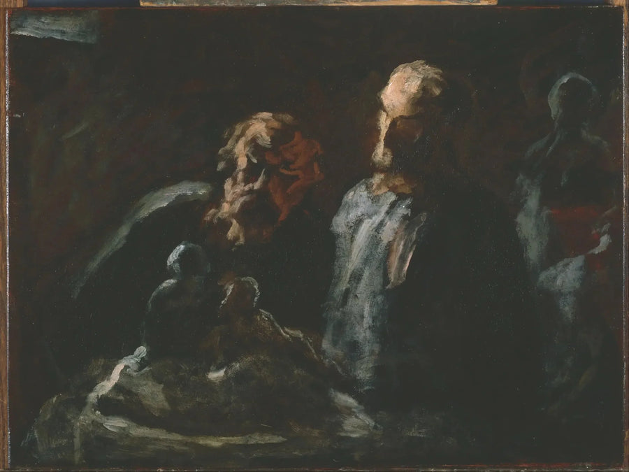 Kaksi veistäjää - Honoré Daumier