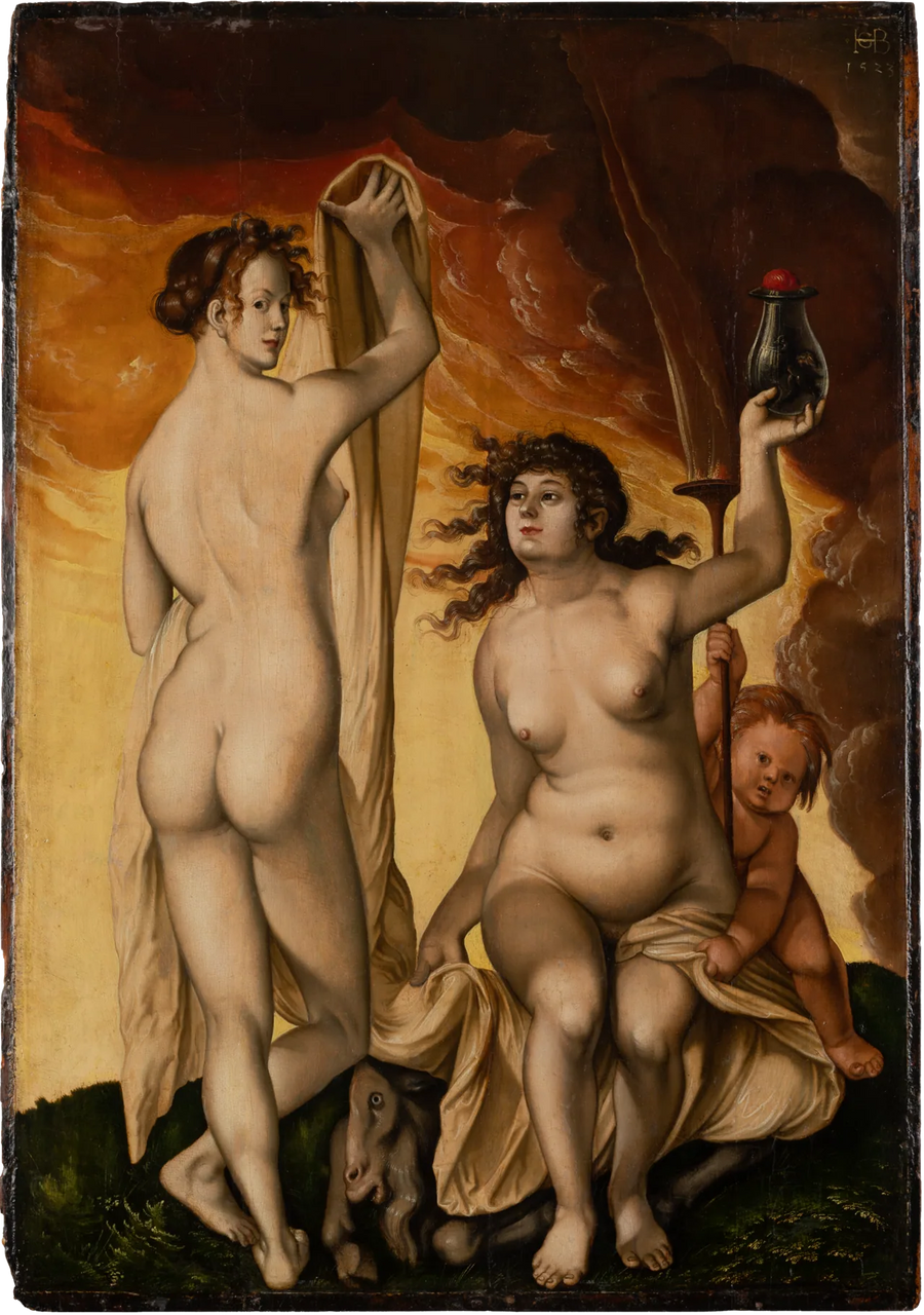 Kaksi noitaa - Hans Baldung Grien