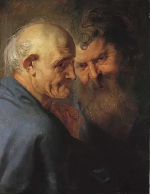 Kaksi apostolin päätä - Peter Paul Rubens