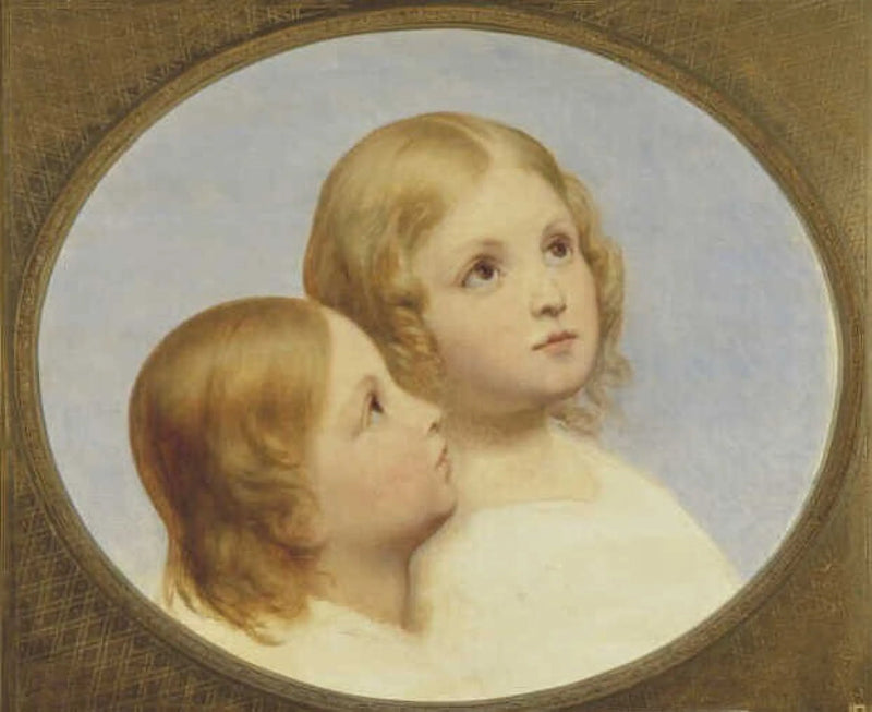 Kaksi lasten päätä - Ary Scheffer