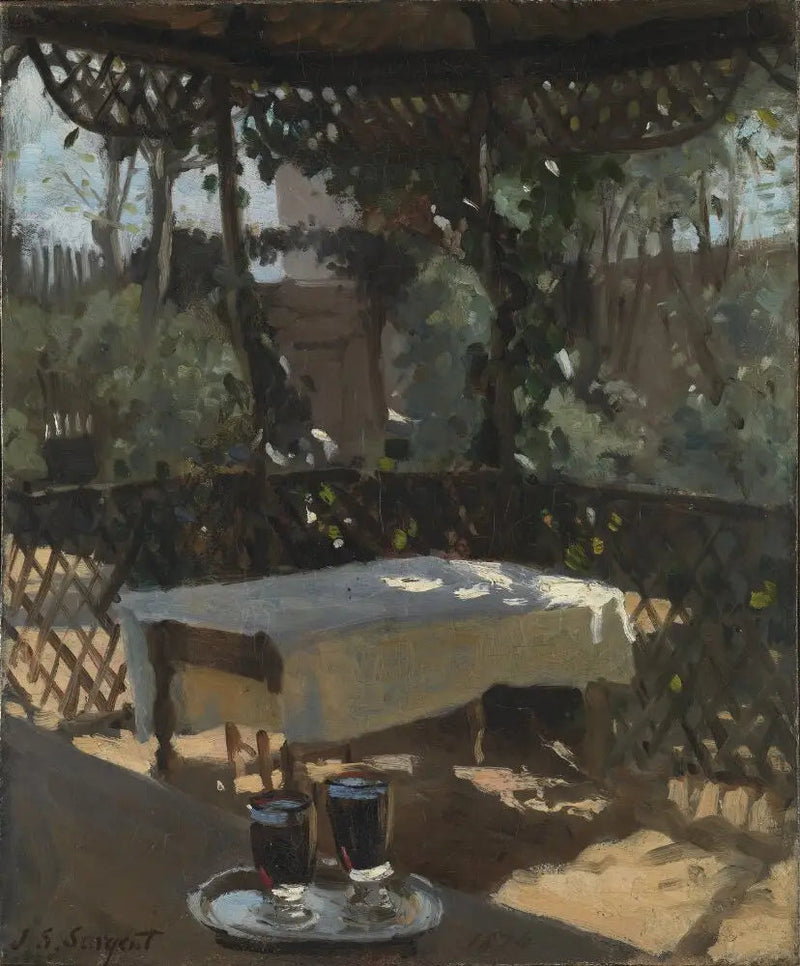 Kaksi viinilasia - John Singer Sargent