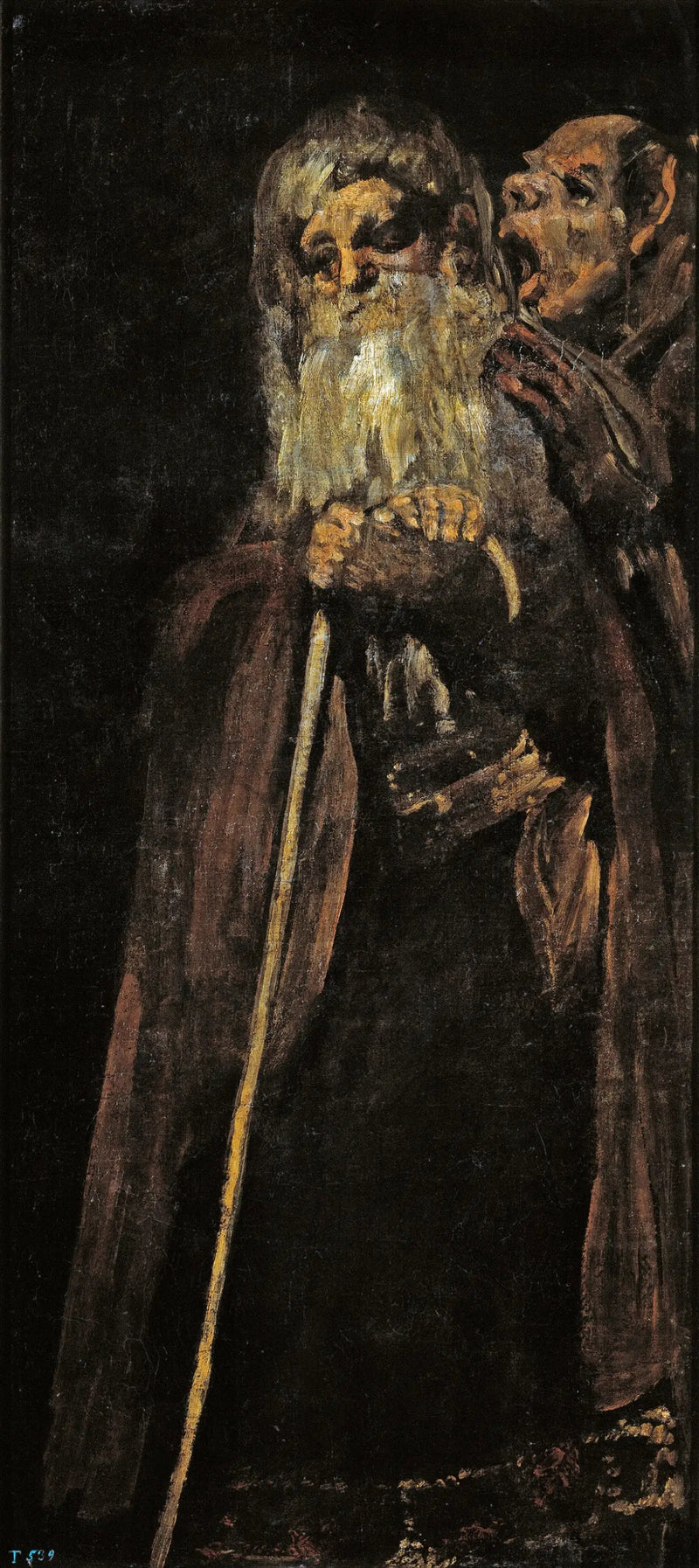 Kaksi vanhaa - Francisco de Goya