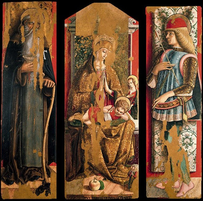 Toisen triptykin - Carlo Crivelli