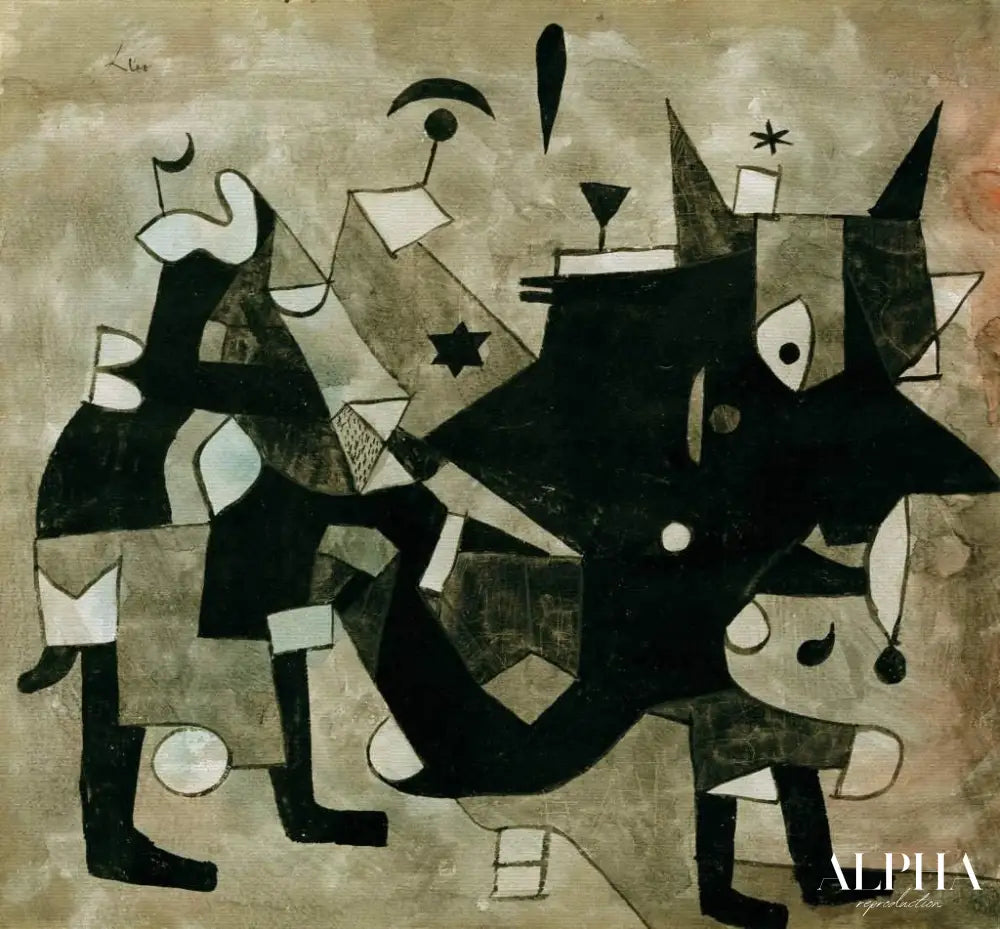 Diable surchargé - Paul Klee - Reproductions de tableaux et peintures haut de gamme