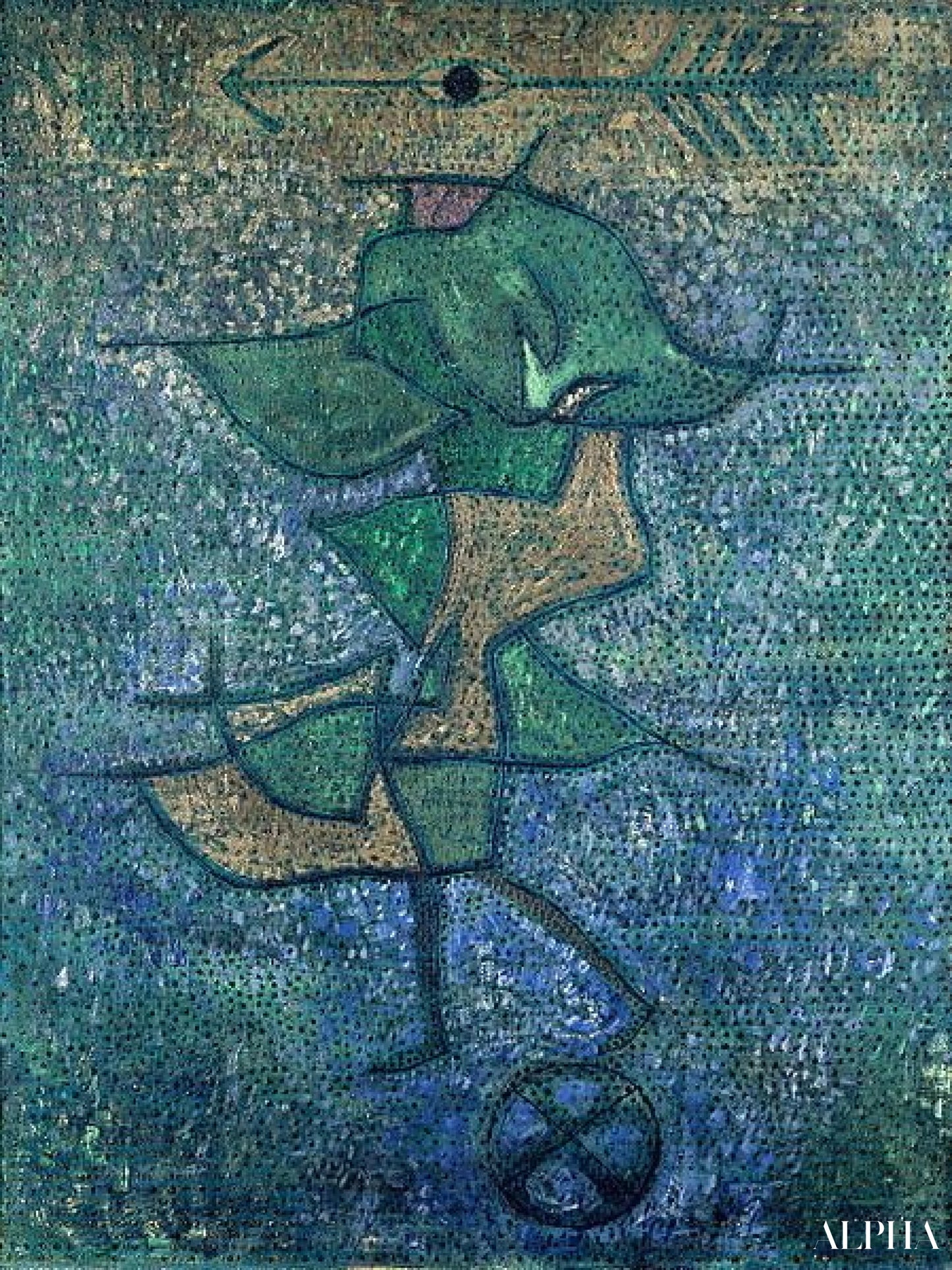 Diana, 1931 - Paul Klee - Korkealaatuiset taulujen ja maalauksien reproduktiot