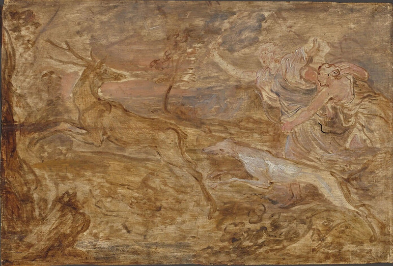 Diana jahtaa peuraa - Antoine van Dyck