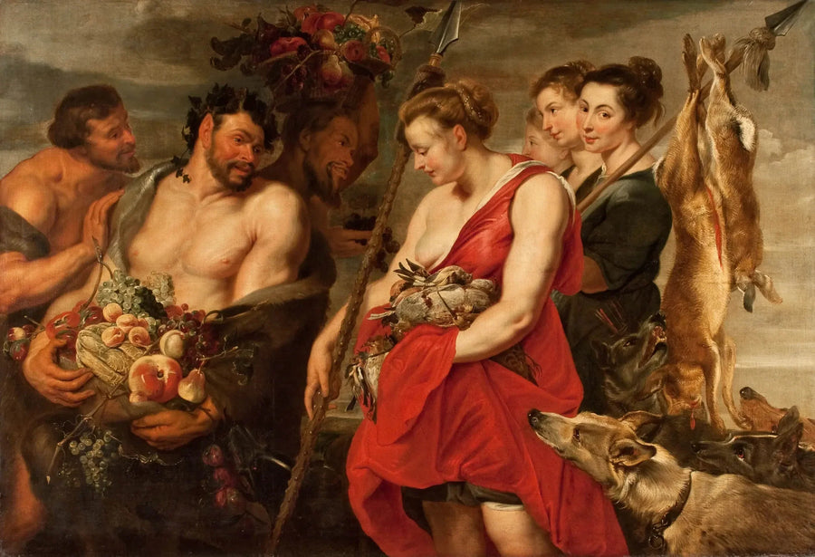 Diana esittelee Panin pannan - Peter Paul Rubens