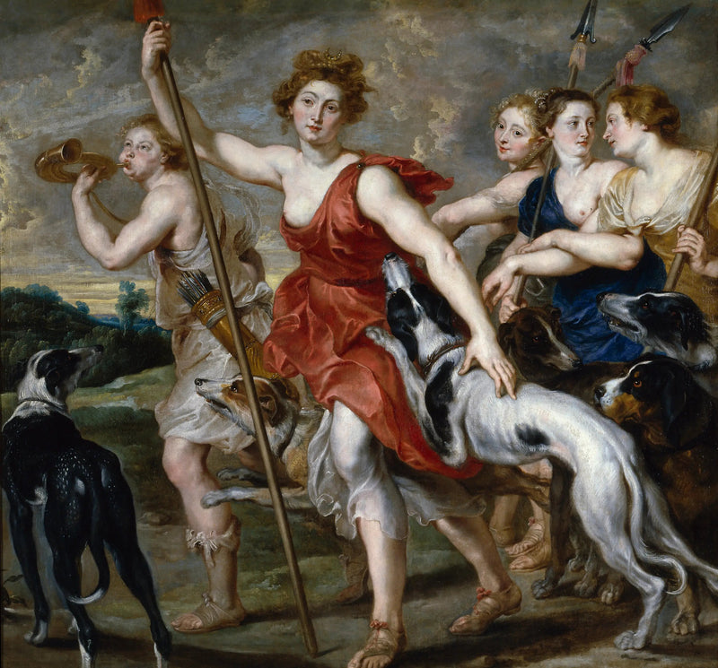 Diana metsästysretkeltä palannut - Peter Paul Rubens