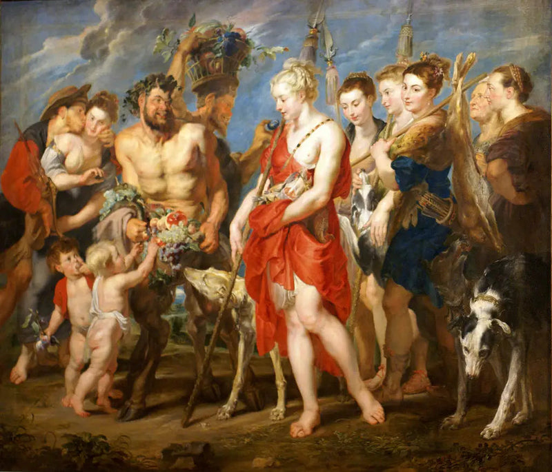 Diana palaa metsästysretkeltä - Peter Paul Rubens