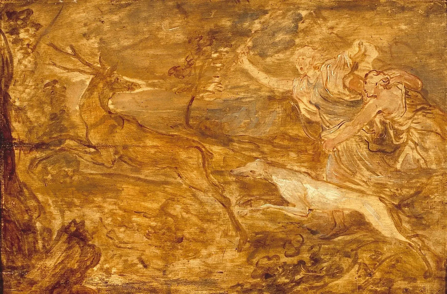 Diane ja metsästämässä - Antoine van Dyck