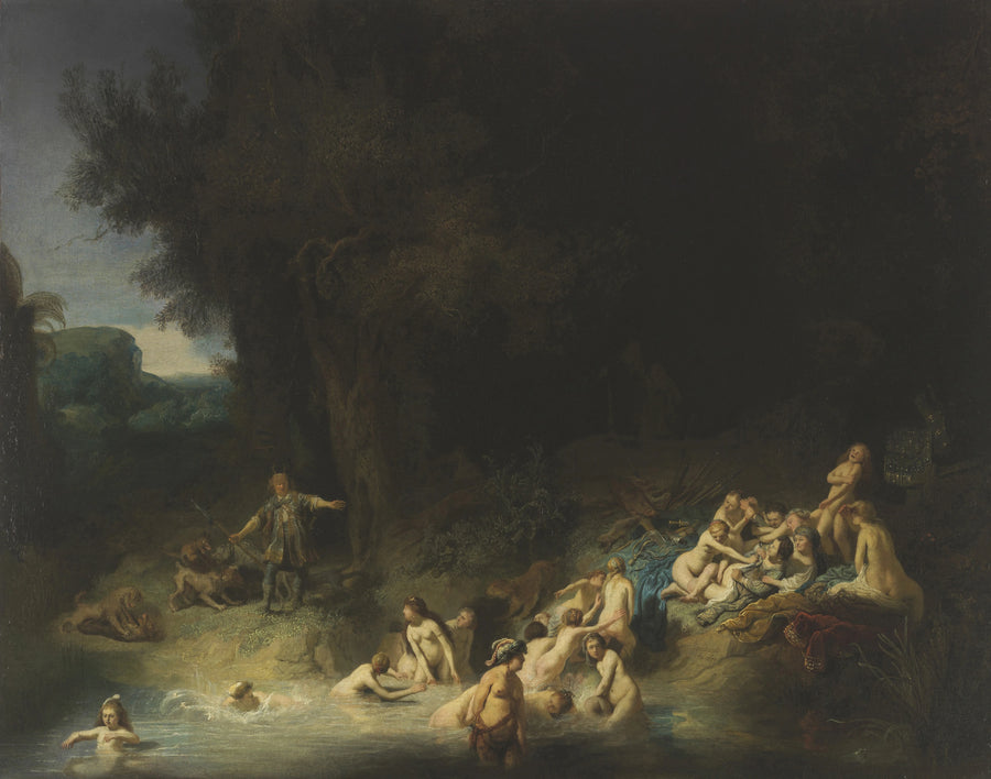 Diane ja Actéon - Rembrandt