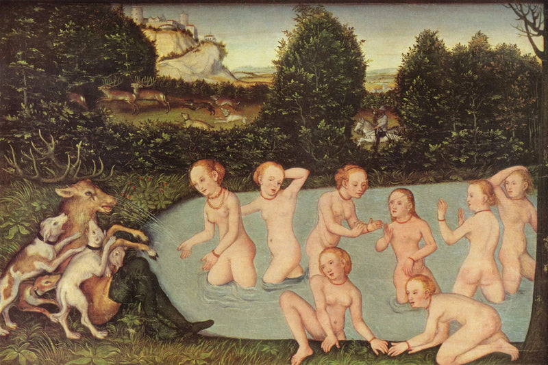 Diane ja Aktéon - Lucas Cranach vanhempi