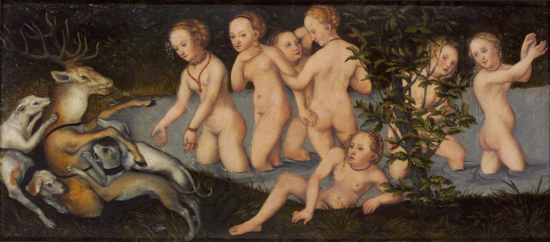 Diane ja Aktéon - Lucas Cranach vanhempi