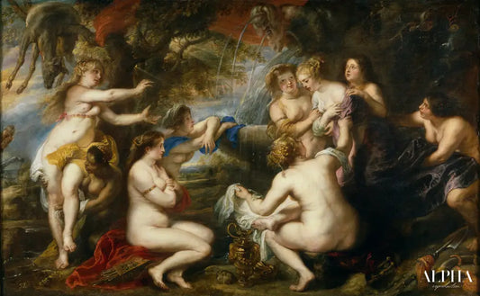 Diane et Callisto - Peter Paul Rubens - Reproductions de tableaux et peintures haut de gamme