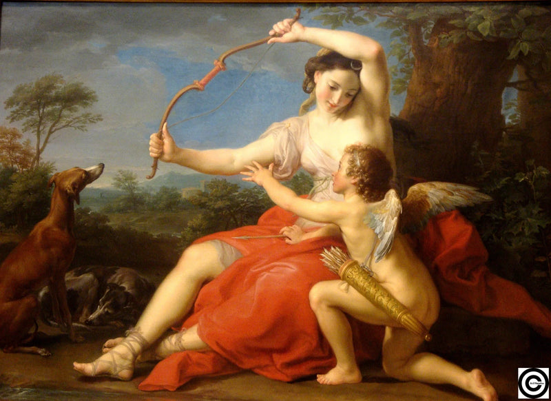 Diane ja Cupido - Pompeo Batoni