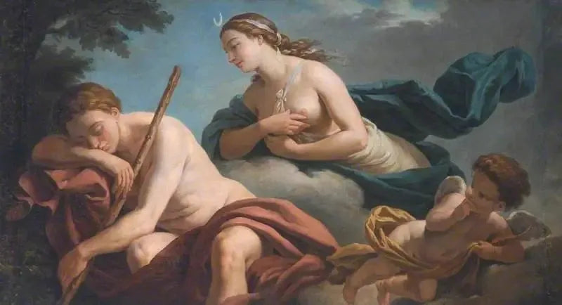 Diane ja Endymion, uskollisuuden allegoria - Louis Jean François Lagrenée