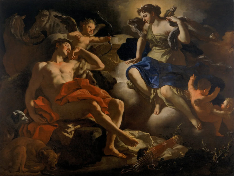 Diane ja Endymion - Francesco Solimena