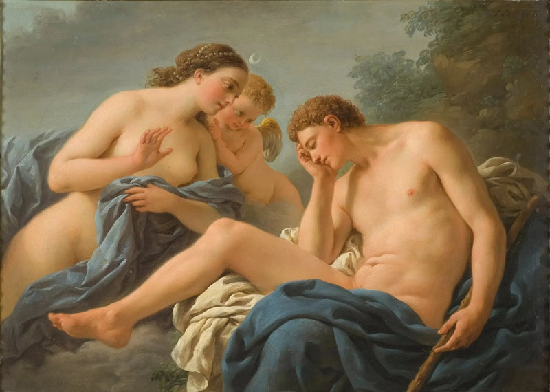 Diane ja Endymion - Louis Jean François Lagrenée