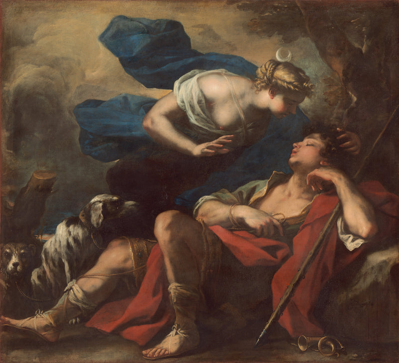 Diane et Endymion - Luca Giordano