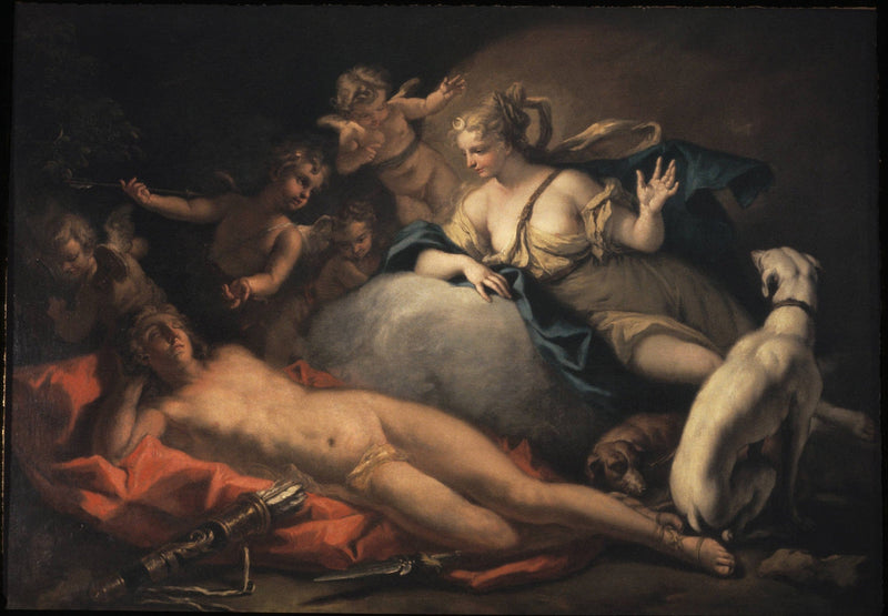 Diane ja Endymion - Sebastiano Ricci