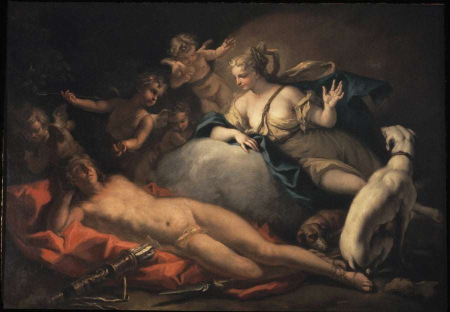 Diane ja Endymion - Sebastiano Ricci