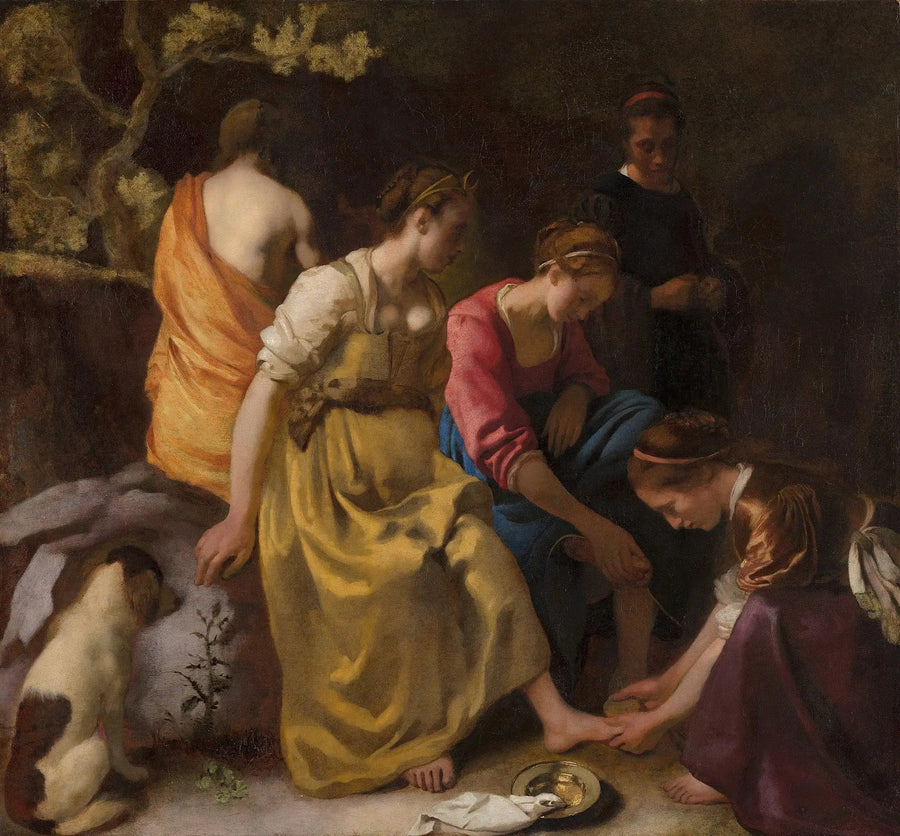Diane ja hänen toverinsa - Johannes Vermeer