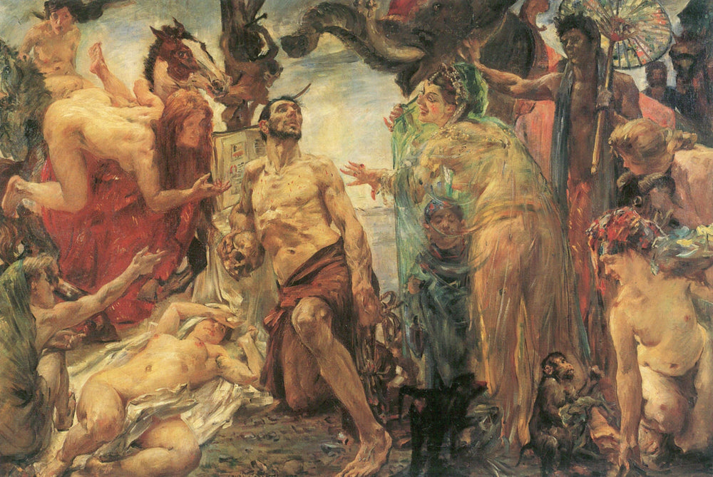 Die Versuchung des heil. Antonius à Gustave Flaubert - Lovis Corinth image 1 tableau peint à l’huile sur toile