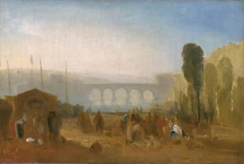 Dieppe: Satama Quai Henri IV:ltä - J. M. W. Turner
