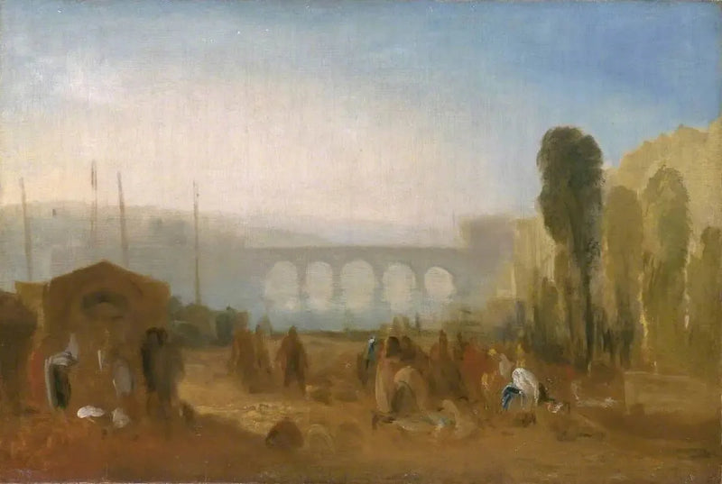 Dieppe: Satama Quai Henri IV:ltä - J. M. W. Turner