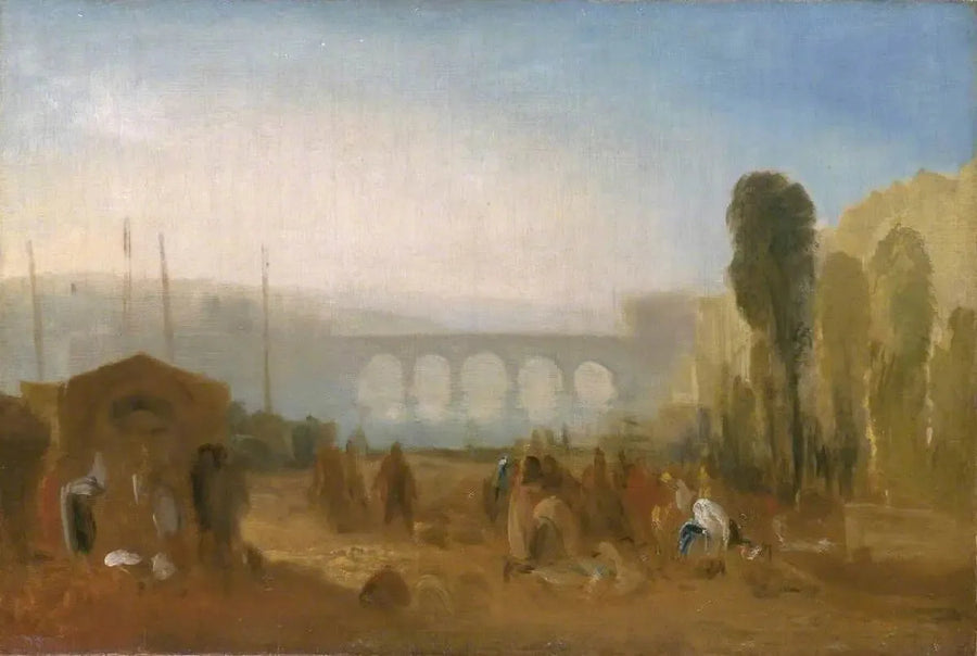 Dieppe: Satama Quai Henri IV:ltä - J. M. W. Turner