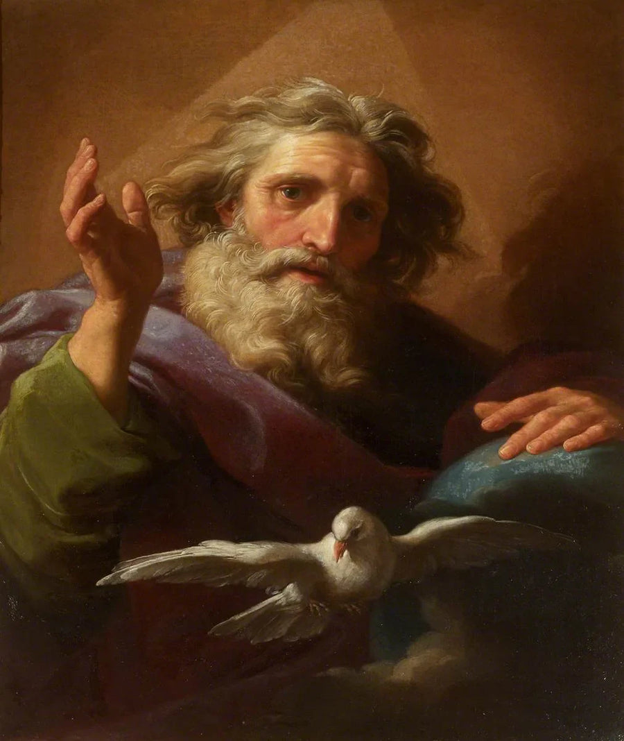 Isä Jumala ja Pyhä Henki - Pompeo Batoni