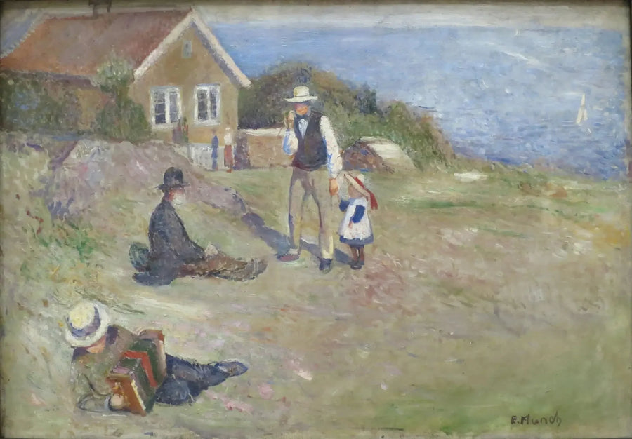 Sunnuntai Åsgardstrandissa - Edvard Munch